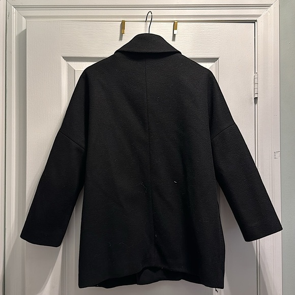 ZARA Short Wool Coat - Picture 8 of 10